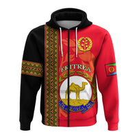 Eritrea Hoodie African Pattern Happy Independence Day Version Black - Wonder Print Shop