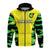 Custom Jamaica Football Hoodie Reggae Girlz 2023 Cup Of Nations Ver.02 - Wonder Print Shop