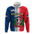 Custom Dominican Republic Hoodie Dominicana Coat Of Arms Gradient Style - Wonder Print Shop