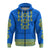 Custom Ukraine Hoodie Yellow Ukrainian Folk - Wonder Print Shop