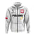 Poland Football Hoodie Polska Football 2022 White - Wonder Print Shop