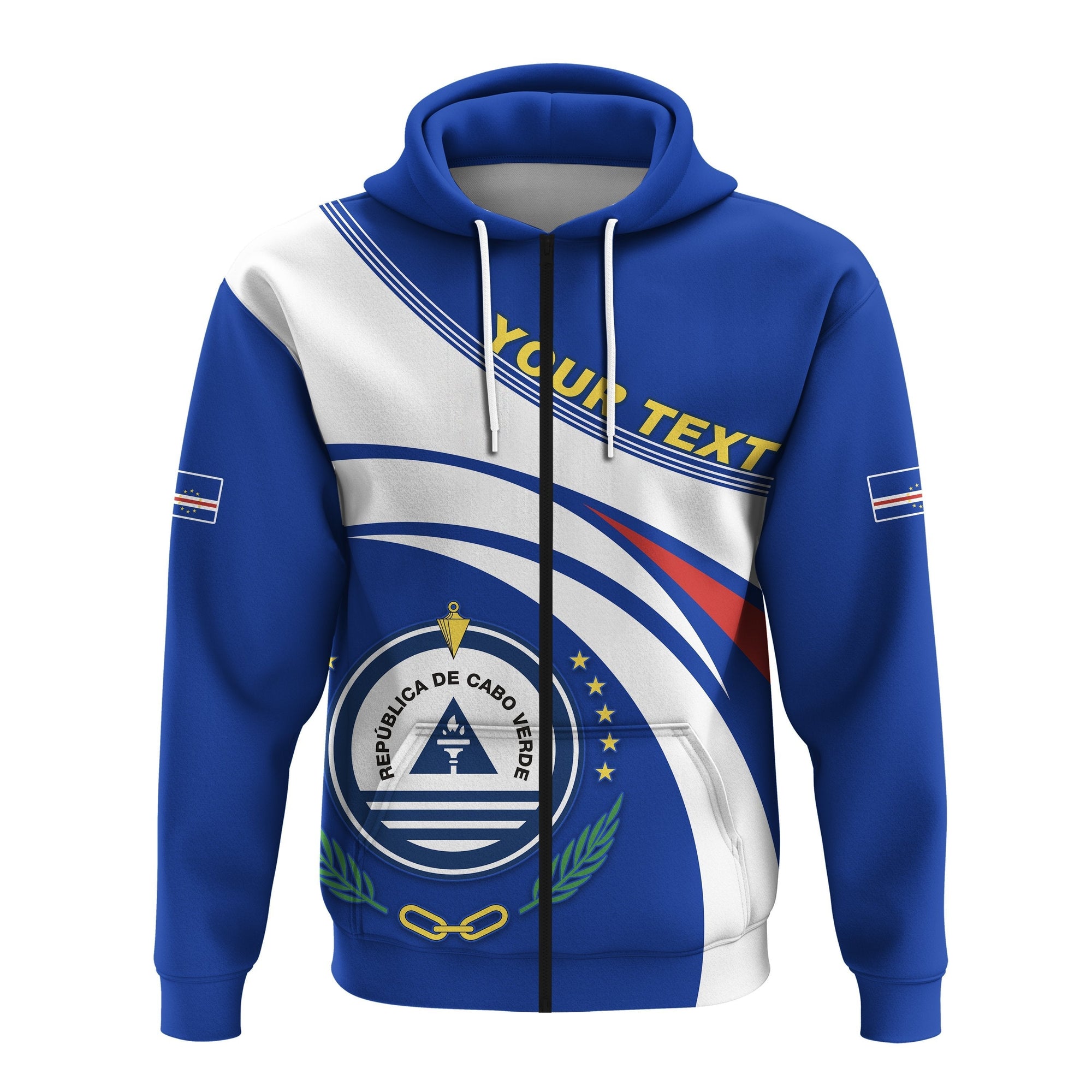 Custom Cape Verde Zip Hoodie Version Special LT13 - Wonder Print Shop