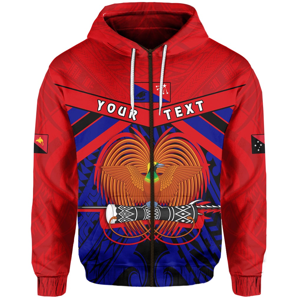 Custom Central Province Papua New Guinea Zip Hoodie LT13 - Wonder Print Shop