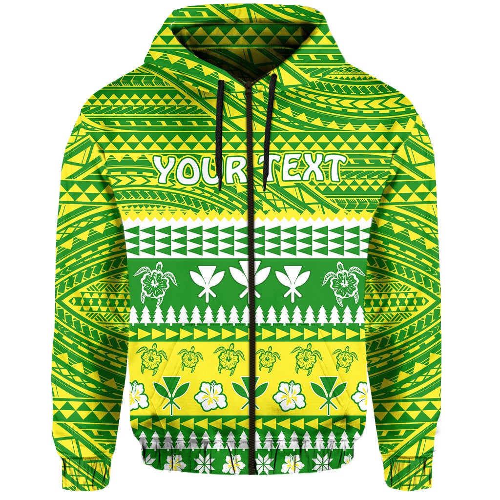 custom-personalised-hawaii-christmas-zip-hoodie-polynesian-mele-kalikimaka-santa-claus