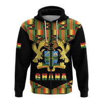 Ghana Zip Hoodie Proud Ankara Kente LT13 - Wonder Print Shop