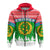Eritrea Zip Hoodie Merry Christmas Mix African Pattern LT13 - Wonder Print Shop