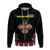 Ethiopia Zip Hoodie Ethiopian Cross LT13 - Wonder Print Shop