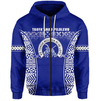 Taufaahau Pilolevu Zip Hoodie Ngatu Tongan LT13 - Wonder Print Shop