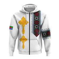 Eritrea Tibeb Zip Hoodie Eritrean Cross Mix Flag LT13 - Wonder Print Shop