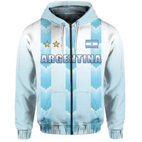 Argentina Football Zip Hoodie Argentina Champions LT13 - Wonder Print Shop