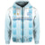 Argentina Football Zip Hoodie Argentina Champions LT13 - Wonder Print Shop