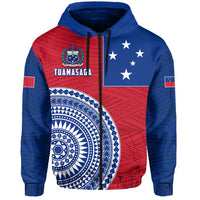 Tuamasaga Samoa Zip Hoodie Polynesian Pattern LT13 - Wonder Print Shop