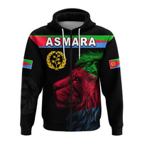 Asmara Eritrean Hoodie Eritrea Lion Proud Olive Symbol LT13 - Wonder Print Shop