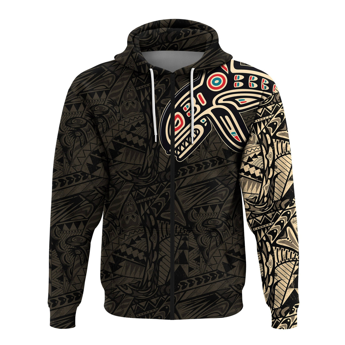 Canada Haida Killer Whale Hoodie Canadan - Wonder Print Shop