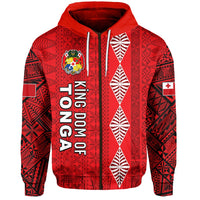 Custom Kingdom of Tonga Zip Hoodie 2021 Tonga National Day LT13 - Wonder Print Shop