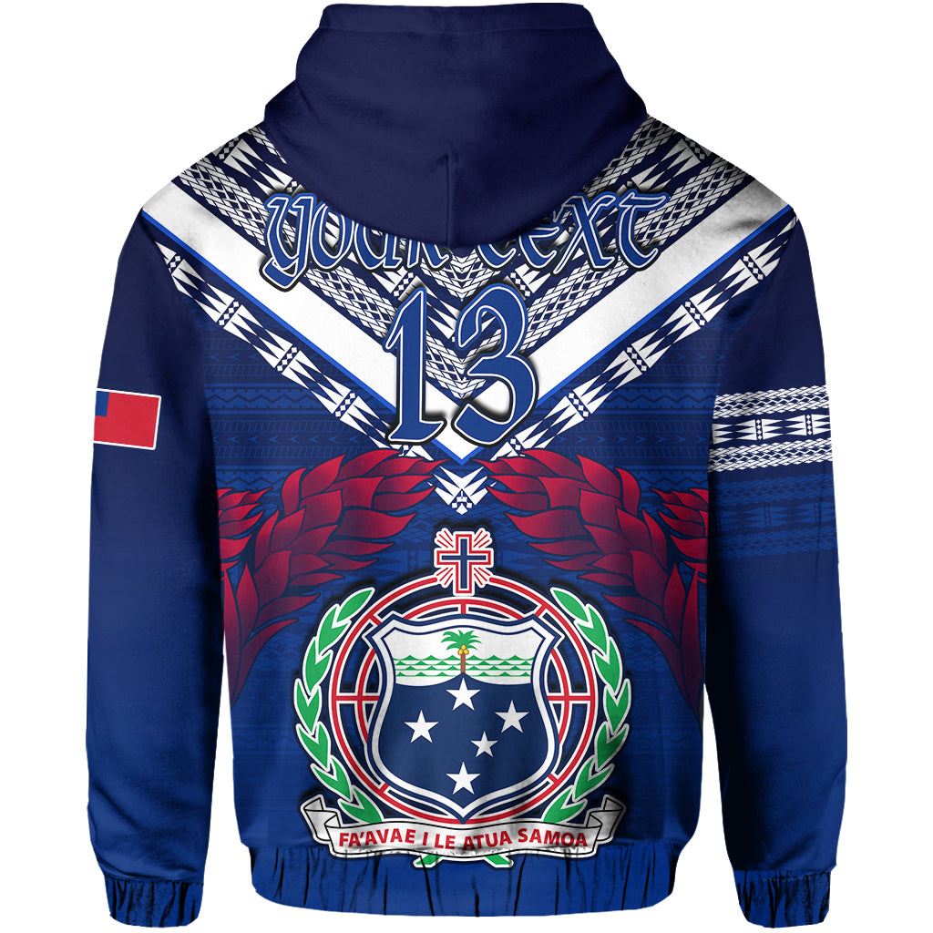 Custom Samoa 685 Hoodie Uso Aso Uma Toa Samoa Rugby History Made LT13 - Wonder Print Shop