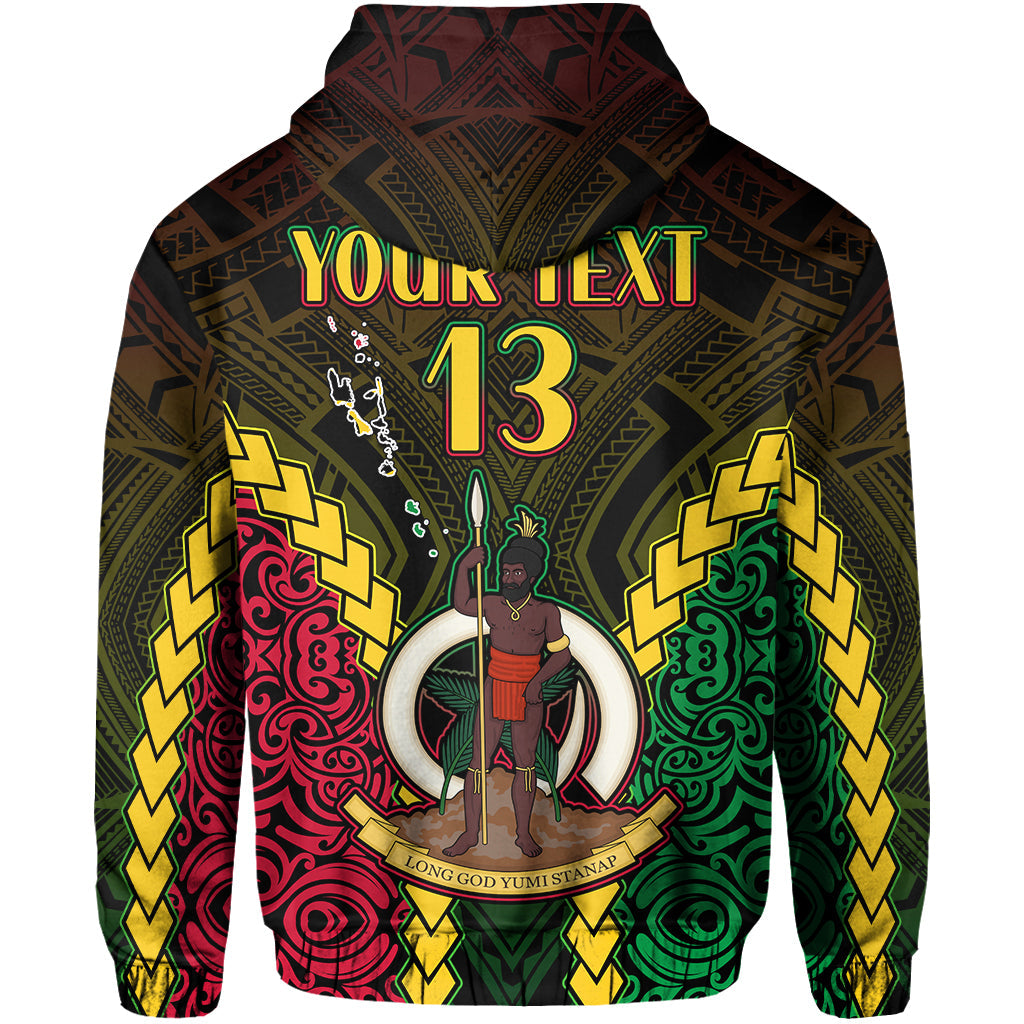 Custom Vanuatu Indigenous Hoodie Proud To Be Ni Vanuatu Polynesian Pattern LT13 - Wonder Print Shop