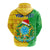 Custom Christmas Brazil Football Hoodie Santa Claus Selecao Champions LT13 - Wonder Print Shop