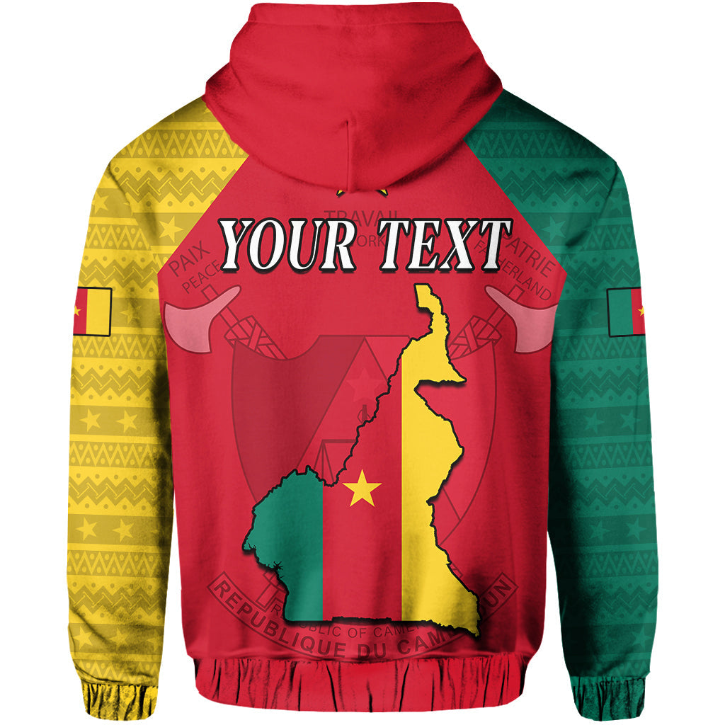 Custom Cameroon Hoodie Independence Day Cameroonians Pattern LT13 - Wonder Print Shop