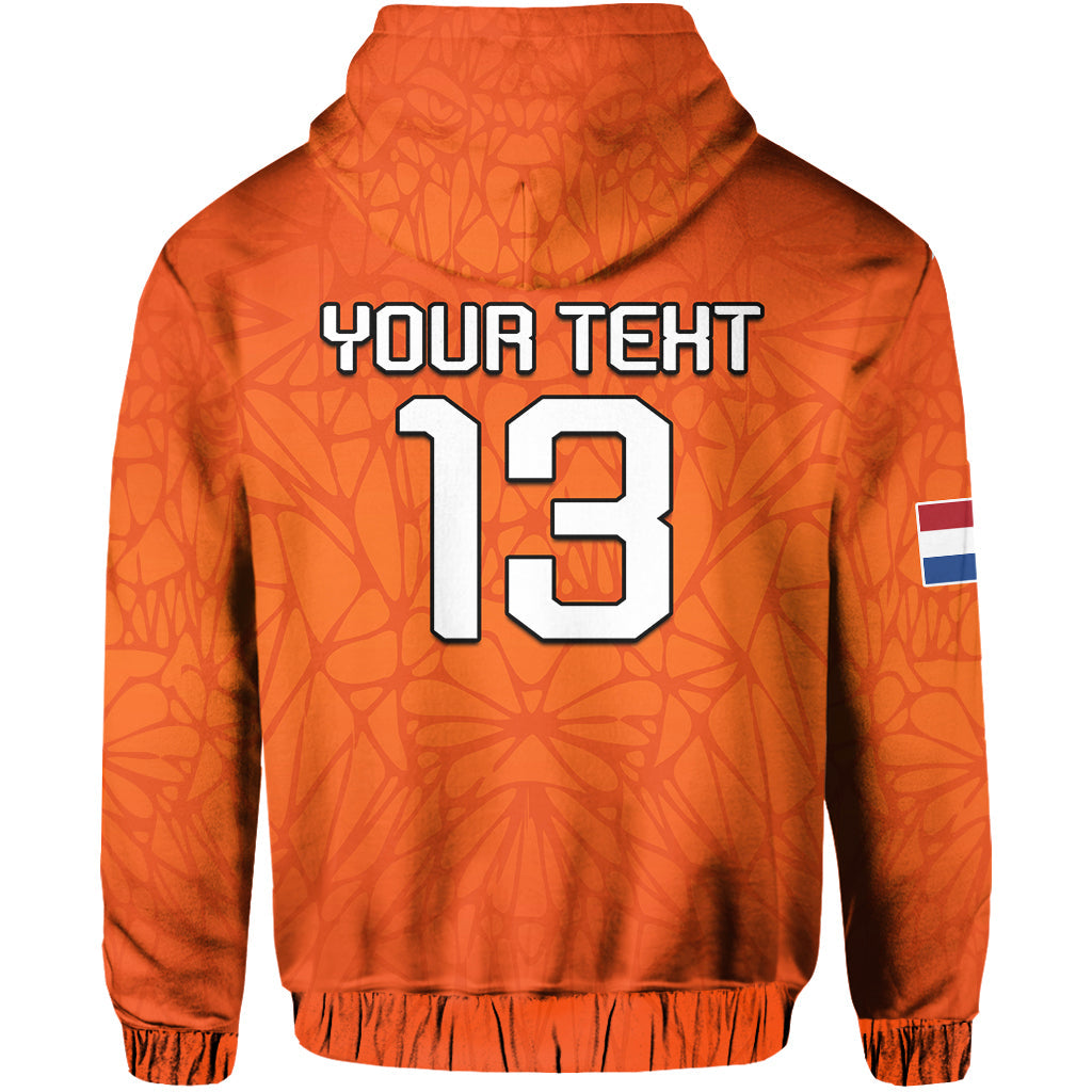 Custom Football Hoodie 2022 Soccer World Cup Oranje Champions LT13 - Wonder Print Shop