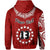 Custom Rarotonga Cook Islands Hoodie Turtle and Map Style Red LT13 - Wonder Print Shop