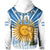 Custom Argentina Football Hoodie The Sun WC2022 Soccer Vamos La Albiceleste LT13 - Wonder Print Shop