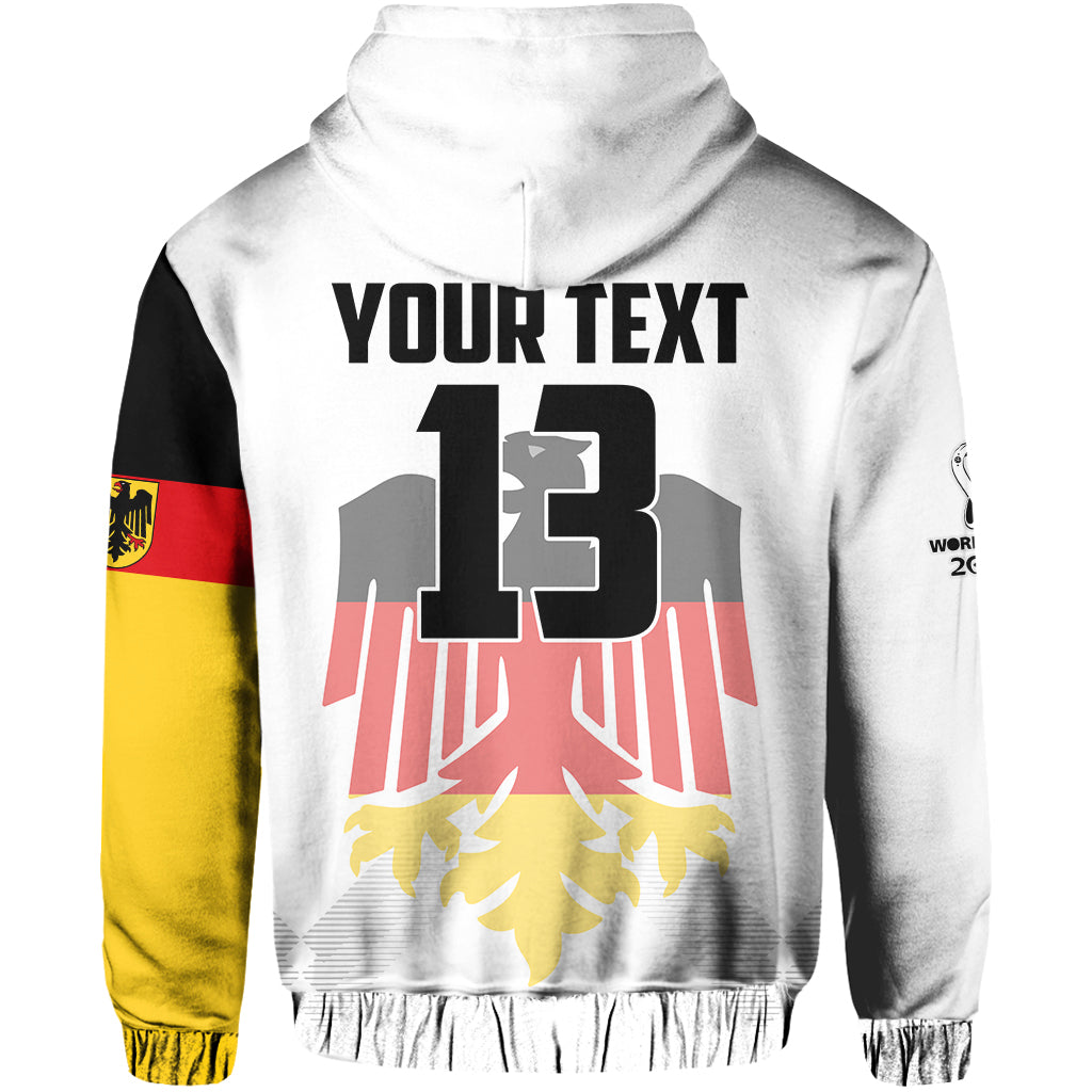 Custom Germany Football Hoodie Come On Nationalelf Soccer Deutschland Champions World Cup LT13 - Wonder Print Shop