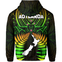 Aotearoa Fern Hoodie New Zealand Hei Tiki Special Style LT13 - Wonder Print Shop
