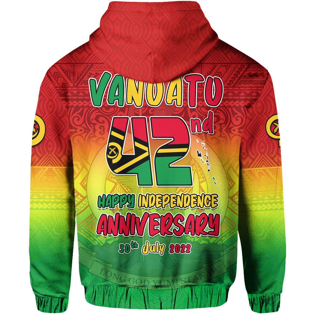 Vanuatu Independence Day Hoodie 42nd Anniversary Yumi Yumi Yumi LT13 - Wonder Print Shop