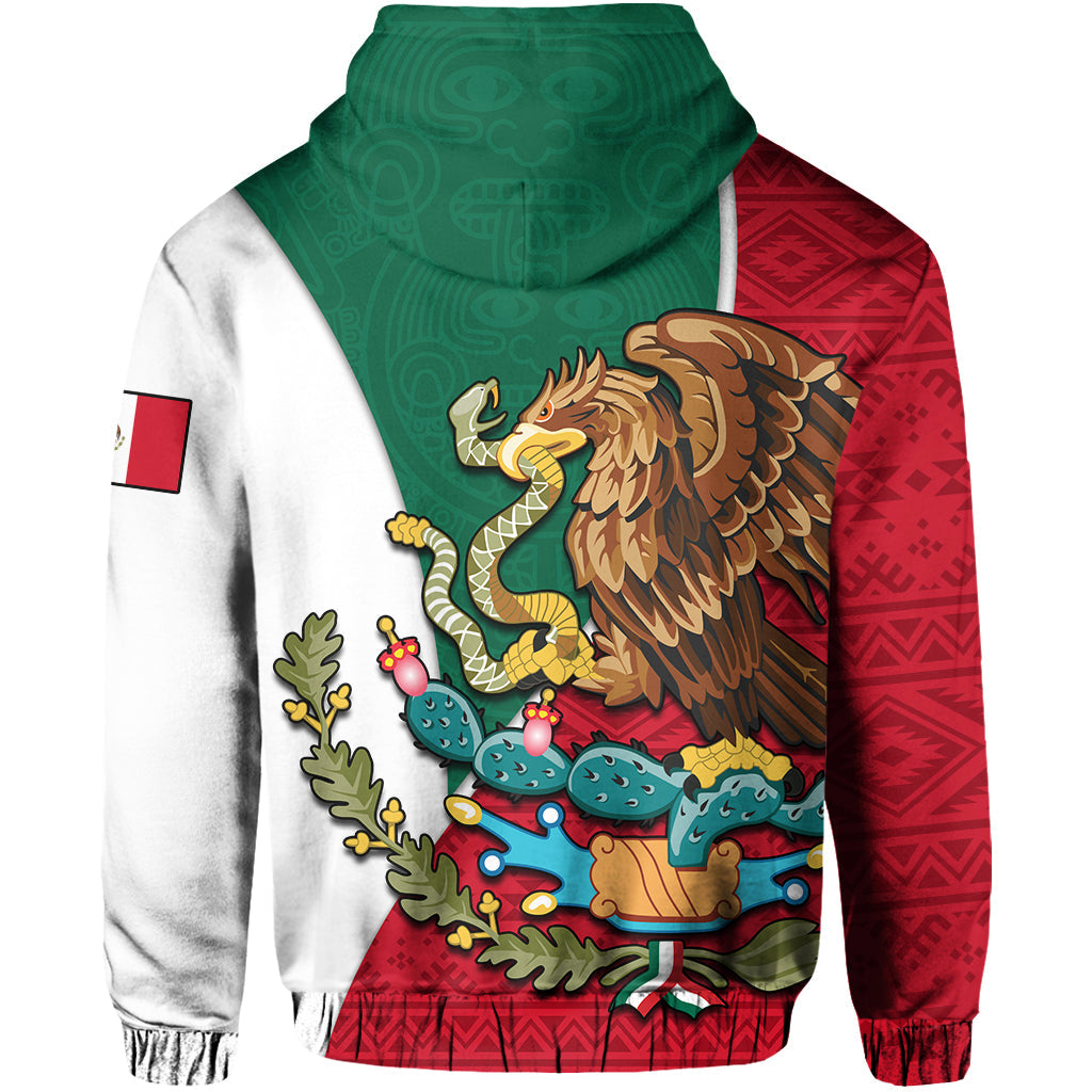Mexico Hoodie Mexican Aztec Pattern - Wonder Print Shop