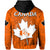 Custom Canada Maple Leaf Hoodie Orange Haida Wolf LT13 - Wonder Print Shop