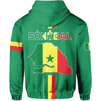 Senegal Football Hoodie Lions of Teranga Soccer Champions World Cup LT13 - Wonder Print Shop