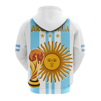 Argentina Football Hoodie FIFA 2022 World Cup Champions LT13 - Wonder Print Shop