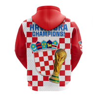 Croatia Football Hoodie Vatreni Hrvatska Champions 2022 World Cup LT13 - Wonder Print Shop
