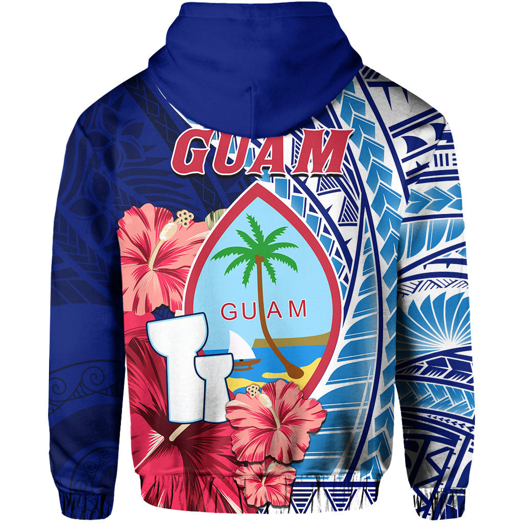 Guam Chamorro Hoodie Happy Liberation Day Latte Stone LT13 - Wonder Print Shop