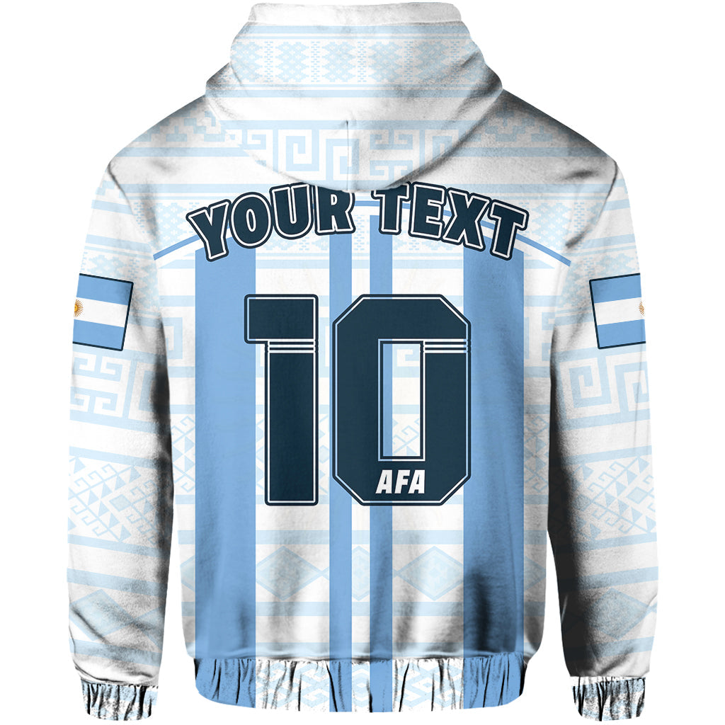 Custom Argentina Football 2022 Hoodie Vamos La Albiceleste - Wonder Print Shop