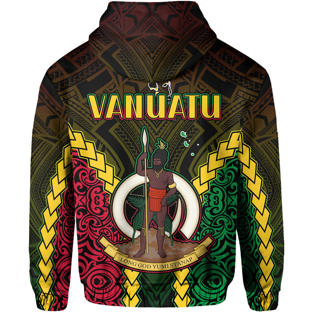 Vanuatu Indigenous Hoodie Proud To Be Ni Vanuatu Polynesian Pattern LT13 - Wonder Print Shop