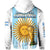 Argentina Football Hoodie Vamos La Albiceleste Soccer World Cup GOAT 2022 LT13 - Wonder Print Shop