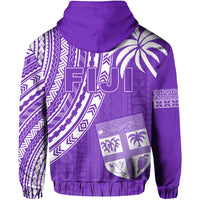 Fiji Rugby Sevens Hoodie Fijian 7s Tapa Polynesian Purple LT13 - Wonder Print Shop