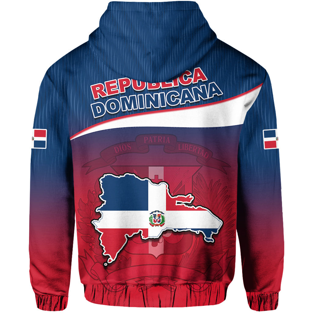 Dominican Republic Hoodie Dominicana Style Sporty LT13 - Wonder Print Shop