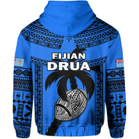 Fiji Rugby Hoodie Fijian Drua Super Polynesian Special Tapa Pattern - Wonder Print Shop