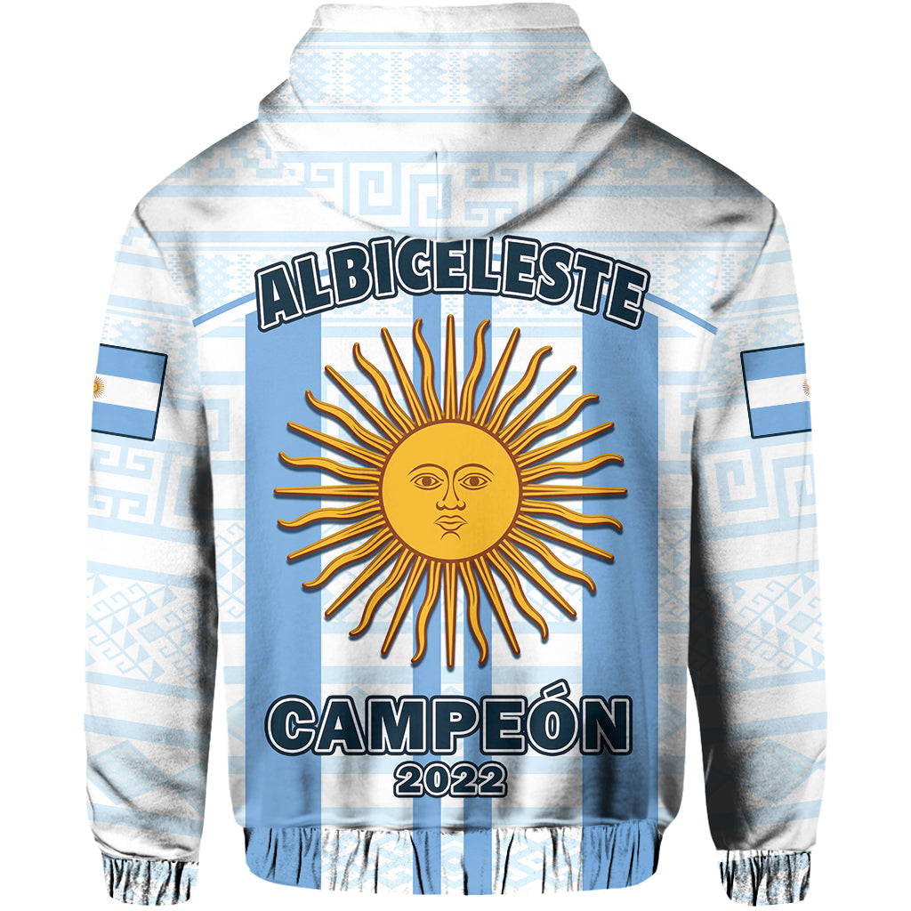 Argentina Football 2022 Hoodie Vamos La Albiceleste - Wonder Print Shop