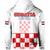 Croatia Football Hoodie Hrvatska Checkerboard Red Version - Wonder Print Shop