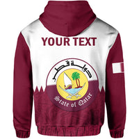 Custom Qatar Hoodie Laeeb Mascot Football 2022 Welcome To Qatari - Wonder Print Shop