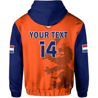 Custom Netherlands CrickeHoodie ODI Simple Orange Style - Wonder Print Shop