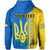 Custom Ukraine Unity Day Hoodie Folk Ukrainian Coat Of Arms - Wonder Print Shop