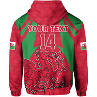 Custom Wales Rugby Hoodie The Dragons National Team Come On Cymru - Wonder Print Shop