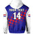Custom Croatia Football Hoodie Hrvatska Checkerboard Blue Version - Wonder Print Shop