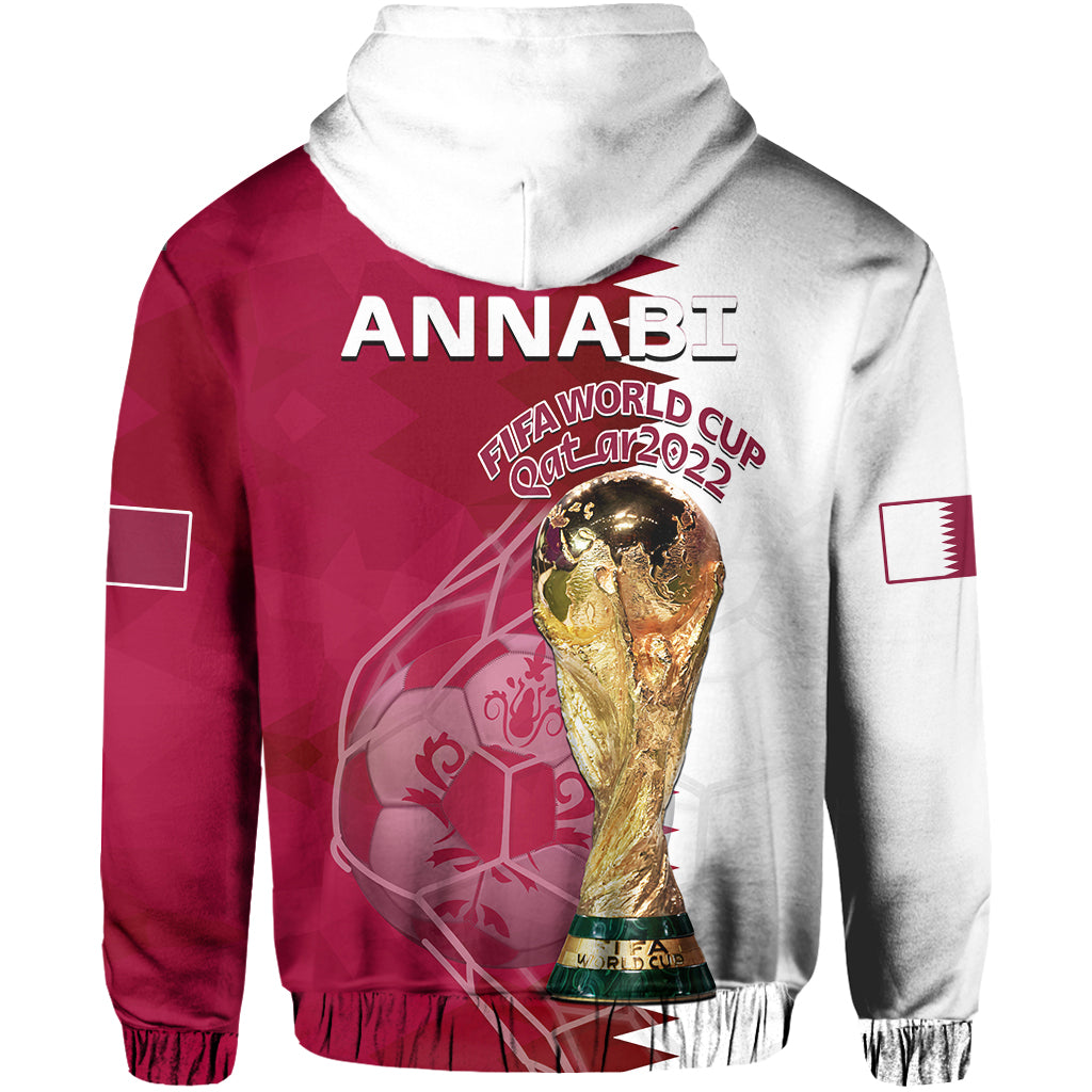 Qatar Football Hoodie Annabi Champions Proud WC 2022 - Wonder Print Shop