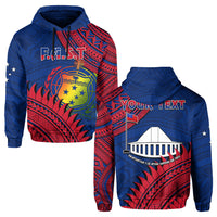 Custom Personalised F.A.S.T Samoa Hoodie Samoan Coat Of Arms Polynesian Pattern - Wonder Print Shop